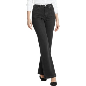 image:imageWomens Tencel Fiber High Rise Wide Leg PantsBlack Stone Wash