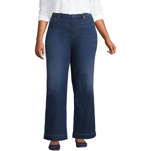 image:imageWomens Tencel Fiber High Rise Wide Leg PantsRoyal Indigo