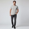 image:imageLands End Mens Crew Neck Undershirt 3 Pack  Combed Cotton Tubular Knit Taped Neck Seam Three Pack Layering Base Layer Big and Tall SizesGray Heather