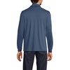 image:imageLands End Mens SuperT Cotton Turtleneck  Breathable Cotton Jersey Rib Knit Collar and Cuffs MidHip Length Layering Big and Tall SizesNightfall Blue