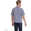 image:imageLands End Mens SuperT Short Sleeve TShirt with PocketFrench BlueDune Gray Stripe