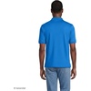 image:imageLands End Mens Supima Cotton Polo Shirt  Short Sleeve AmericanGrown Supima Interlock Knit Raised Collar Straight Hem Business Casual Big and TallBright French Blue