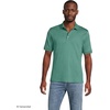 image:imageLands End Mens Supima Cotton Polo Shirt  Short Sleeve AmericanGrown Supima Interlock Knit Raised Collar Straight Hem Business Casual Big and TallMineral Aqua