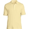 image:imageLands End Mens Supima Cotton Polo Shirt  Short Sleeve AmericanGrown Supima Interlock Knit Raised Collar Straight Hem Business Casual Big and TallPale Yellow