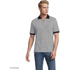 image:imageLands End Mens Supima Cotton Polo Shirt  Short Sleeve AmericanGrown Supima Interlock Knit Raised Collar Straight Hem Business Casual Big and TallRadiant Navy Micro Stripe