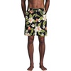 image:imageMens 9 Volley Hydroliner Swim TrunksHibiscus FloralBlack