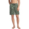 image:imageMens 9 Volley Hydroliner Swim TrunksRich Olive Stipple Palm
