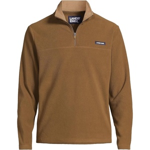 image:imageLands End Mens Anyweather Fleece Quarter Zip PulloverWarm Bronze