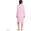 image:imageLands End Womens Cotton Poplin Long Sleeve Sleepshirt NightgownAster PinkWinter Pear Stripe
