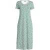 image:imageLands End Womens Cotton Short Sleeve Midcalf NightgownVibrant Clover Pressed Floral