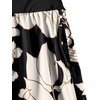 image:imageLands End Womens Mini Swim SkortBlackEgret Lilies