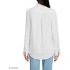 image:imageLands End Womens Poplin Tie Sleeve ShirtWhite