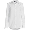 image:imageLands End Womens Poplin Tie Sleeve ShirtWhite