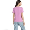 image:imageLands End Womens Supima Crew Neck TShirt  AmericanGrown Supima Cotton Relaxed Fit Tagless MidHip Length Layering Petite and Plus SizesAster Pink