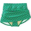image:imageLands End Womens Tummy Control Skirt Swim BottomsGreenNavy Geo Floral