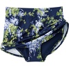 image:imageLands End Womens Tummy Control Skirt Swim BottomsNavyWhite Blooms