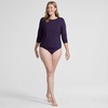 image:imageLands End Womens UPF 50 Rash Guard  Long Sleeve Chlorine Resistant Crew Neck MoistureWicking Beach Paddleboarding Petite and Plus SizesBlackberry