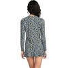 image:imageLands End Womens UPF 50 Rash Guard  Long Sleeve Chlorine Resistant Crew Neck MoistureWicking Beach Paddleboarding Petite and Plus SizesNavy Mini Bloom Floral