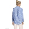 image:imageWomens Oxford ShirtIvory FloralCobalt Stripe