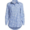 image:imageWomens Oxford ShirtIvory FloralCobalt Stripe