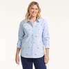 image:imageWomens Oxford ShirtSoft SkyDeep Sea Floral
