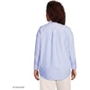 image:imageWomens Oxford ShirtWhiteChicory Blue Stripe