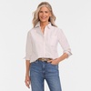 image:imageWomens Oxford ShirtWhiteCompass Red Stripe