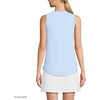 image:imageWomens Sleeveless Power Performance Scoop Neck Curved Hem Tunic TankSoft Sky Blue Pinstripe