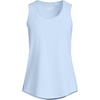 image:imageWomens Sleeveless Power Performance Scoop Neck Curved Hem Tunic TankSoft Sky Blue Pinstripe