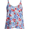 image:imageWomens Tulip Hem Tankini TopSoft Cloud Blue Poppy Floral