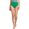 image:imageLands End Womens Chlorine Resistant Pinchless High Waisted Bikini BottomsVibrant Clover