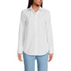 image:imageLands End Womens Poplin Tie Sleeve ShirtWhite