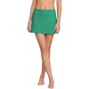 image:imageLands End Womens Tummy Control Skirt Swim BottomsGreenNavy Geo Floral