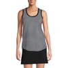 image:imageWomens Sleeveless Power Performance Scoop Neck Curved Hem Tunic TankBlack Pinstripe