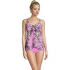image:imageWomens Tulip Hem Tankini TopPinkWhite Blooms
