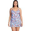 image:imageWomens Tulip Hem Tankini TopSoft Cloud Blue Poppy Floral