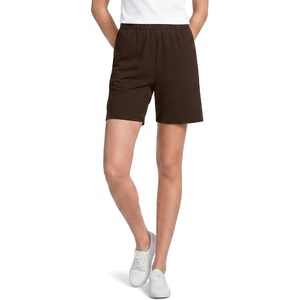 image:imageLands End Womens Sport Knit High Rise ShortsRich Coffee