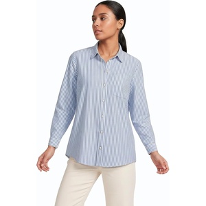 image:imageWomens Oxford ShirtSapphire Gem Pinstripe
