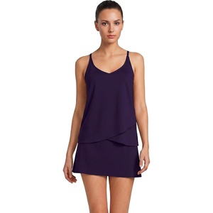 image:imageWomens Tulip Hem Tankini TopBlackberry