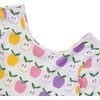 image:imageLands End Girls Long Sleeve Gathered Waist Jersey DressApplesMultiEgret
