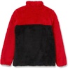 image:imageLands End Kids Heritage Fleece Quarter Zip Pullover TopBlackBright Red
