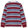 image:imageLands End Boys Long Sleeve Collared Rugby ShirtCabernetDark Blue Stripe