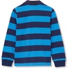 image:imageLands End Boys Long Sleeve Collared Rugby ShirtNavyFrench Blue Stripe