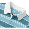 image:imageLands End Boys Long Sleeve Collared Rugby ShirtTourmalineEgret Stripe