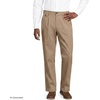 image:imageLands End Mens Comfort Waist Relaxed Fit Pleated Knockabout Chino PantsDesert Tan
