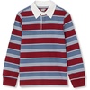 Cabernet/Dark Blue Stripe