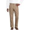 image:imageLands End Mens Comfort Waist Relaxed Fit Pleated Knockabout Chino PantsDesert Tan