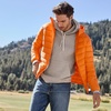 image:imageLands End Mens Long Sleeve Serious Sweats Pullover HoodieGray Heather