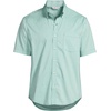 image:imageMens Traditional Fit Short Sleeve Travel Kit ShirtSimply GreenBlue Micro Plaid