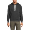 image:imageLands End Mens Long Sleeve Serious Sweats Pullover HoodieDark Charcoal Heather